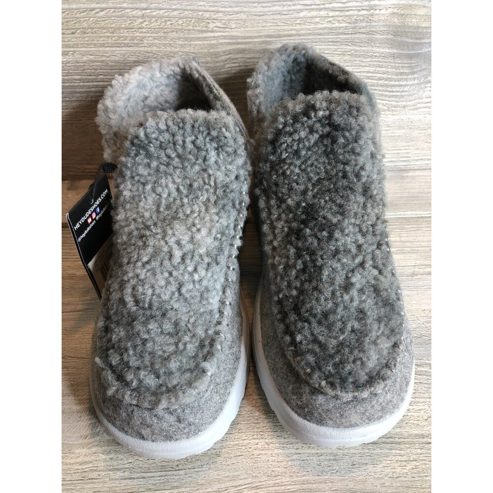 Hey Dude Womens Denny Comfort Boot Shoes Ombre Silver Dream 6 NWT - Picture 4 of 6